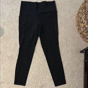 Athleta Salutation Stash Black Leggings